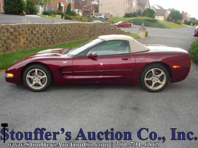 Online Only Estate Auction - 2003 Chevy Corvette - 50th Anniversary Edition