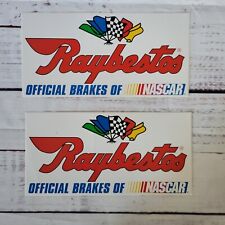 Lot of 2 original Raybestos brake products racing Decals Stickers NASCAR 8x4 picture