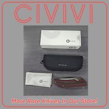 Civivi Incite Knife Red Layered G10 Carbon Fiber D2 Blade Satin Finish C908C box picture