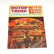 MotorTrend November 1964 '65 Auto Show Issue New Makes Models Specs etc EUC picture