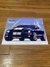 2007 Ford Mustang Shelby GT500 Fact Sales Dealer Sheet Brochure OEM  picture