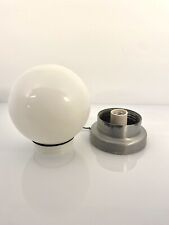 Vintage ATOMIC Ship ORB Ceiling Light Fixture GLASS Ball Globe Sealed Screw MCM picture