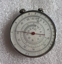 Vintage Circular logarithmic ruler, pocket calculator USSR, Soviet slide ruler picture