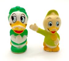 VNTG 70’s Disney DuckTails Cartoon Plastic Figure Louie Daisy Pencil Topper picture
