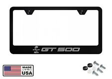 Shelby GT500 Mustang License Plate Frame Tag Engraved Black Stainless Steel picture