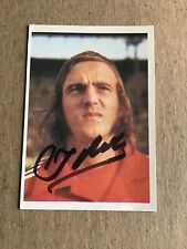 Johan Neeskens, Netherlands 🇳🇱 World Cup 1974 Bergmann hand signed picture