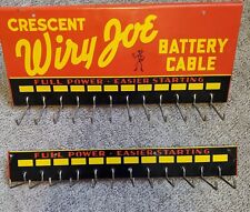 Crescent Wiry Joe Battery Cable Rack 40's-50's Vintage Advertising Nostalgic picture
