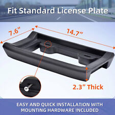 Heavy Duty Car SUV License Plate Bumper Guard with Screws and Protector Rubbers picture