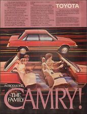 1983 Print ad for Toyota Camry retro Car Auto red side view 07/10/22 picture