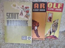 3-Vintage Boy Scouts of America Handbooks for Boys 1967- 1972-1976 picture