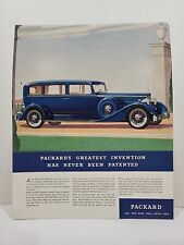 1934 Packard Automobile Fortune Magazine Print Advertising Color picture