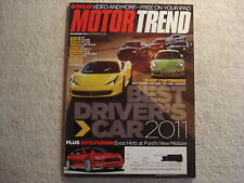 Motor Trend 2011 November Ford Fusion Buick Regel GS Land Rover Infiniti JX picture
