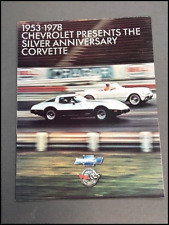 1978 Chevrolet Chevy Corvette Sales Brochure  - 25th Silver anniversary L82 picture