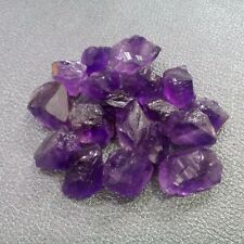 Attractive Purple Amethyst 20 Piece Raw Size 12-16 MM Rough Crystal For Jewelry picture
