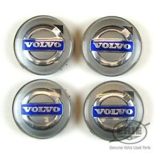 4 OEM Volvo Silver Center Hub Caps for S60 V70/XC70 S80 XC90 C70 S40 V50 C30  picture