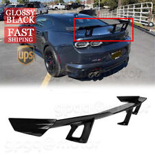 For Chevy Camaro 2016-2022 ZL1 1LE Style Gloss Black Rear Wing Trunk Spoiler Kit picture