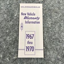 1967 - 1970 Oldsmobile New Vehicle Warranty Information - Vintage - Light Purple picture