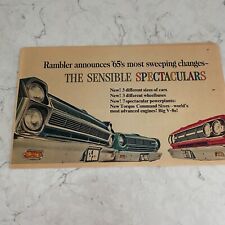 1965 Rambler Ambassador The Sensible Spectaculars Car Sales Brochure Catalog picture
