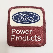 Vintage Ford Power Products Service Hat Pocket  Patch Red White Blue - READ picture