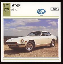 1974 - 1978  Datsun  260Z  2+2  Classic Cars Card picture