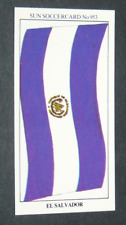 1979 SUN SOCCERCARD FOOTBALL #953 EL SALVADOR FLAG picture