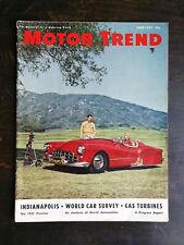 Motor Trend Magazine June 1951 - Studebaker V-8 - Customs - Stars & Cars picture