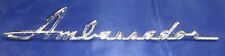 Vintage Ambassador Name Badge Emblem OEM Auto-Lite 34 58 088 Pre-owned picture