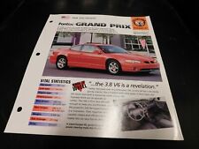 1996-2003 Pontiac Grand Prix Spec Sheet Brochure Photo Poster 97 98 99 00 01 02 picture