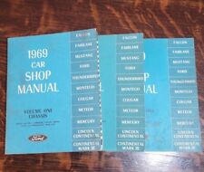 1969 ford car shop manual Volume 1- Chassis, 2- Engine,& 3- Electrical  picture