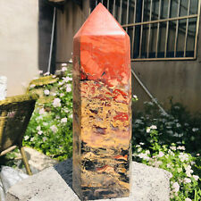2600g Natural red jasper obelisk crystal energy column reiki healing hot sale picture