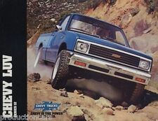1982 Chevrolet Chevy Truck Isuzu Luv Pickup Sales Brochure Folder picture