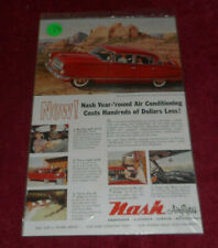 1954 Nash Airflyte Cars Ambassador Statesman Rambler Metro A/C System Ad Print picture