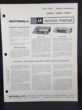 Motorola 1964 Chevy Chevelle. Bel-Air Auto Radio Service Manual Model CEM64 picture