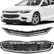 Front Bumper Grill Upper & Lower Honeycomb Mesh Grille for 2016 2017 2018 Chevro picture