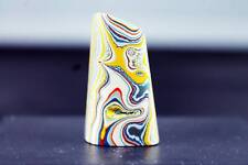 Finished Piece of Fordite - 23.5mm x 21.53mm x 17.59mm     (2686) picture