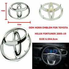 Fits of Oem Steering Wheel Bagde Emblem for Toyota.. Hilux Fortuner 2005-19 picture