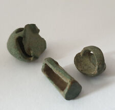 LOT OF 3 ANCIENT ROMAN BRONZE STRAP DISTRIBUTOR/SLIDE 2nd-3th AD picture