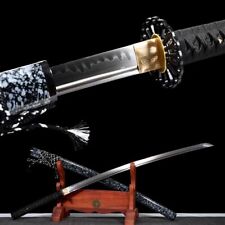 Clay Tempered T10 Steel Japanese Samurai Sword Katana Full Tang Razor Sharp picture