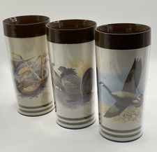 Therma Serv Insulated Glasses Wildlife 3 Plastic Paper liners 12 oz Liquid picture