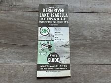 Vintage 1969 Triumph Press Kern River Lake Isabella Kernville Kym’s Guide Map picture