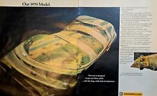 1969 Caterpillar Vintage Print Ad Instate HIGHWAY system Not Completed 1970model picture