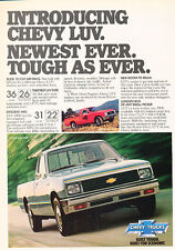 1981 Chevrolet Luv Pickup Truck Isuzu - Classic Vintage Advertisement Ad A99 picture