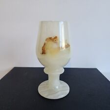 Onyx Marble Wine Port Glass Goblet Handmade Small Stem picture