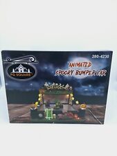 Prelit LED Spooky Bumper Car Ride Sound Animated Hand Paint Halloween Village picture