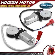 2x Front Power Window Motor for Dodge D150 D250 D350 Ramcharger W150 W250 90-93 picture