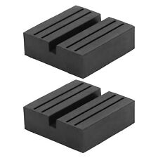 2Pcs Jack Rubber Pad Slotted Frame Rail Pad Adapter Jack Lift Puck Accessory picture