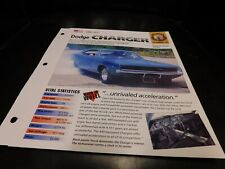 1968 Dodge Charger Spec Sheet Brochure Photo Poster picture