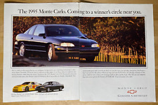 1995 Chevy Monte Carlo Z34 Original Magazine Advertisement/Small Poster picture