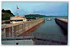 c1960 Locks Kentucky Dam Water-Way West Kentucky Tennessee Valley Auth. Postcard picture