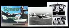 CESSNA 1975 Factory OEM SKYMASTER & II Vintage 14 Page Brochure & 2 Photos Lot picture